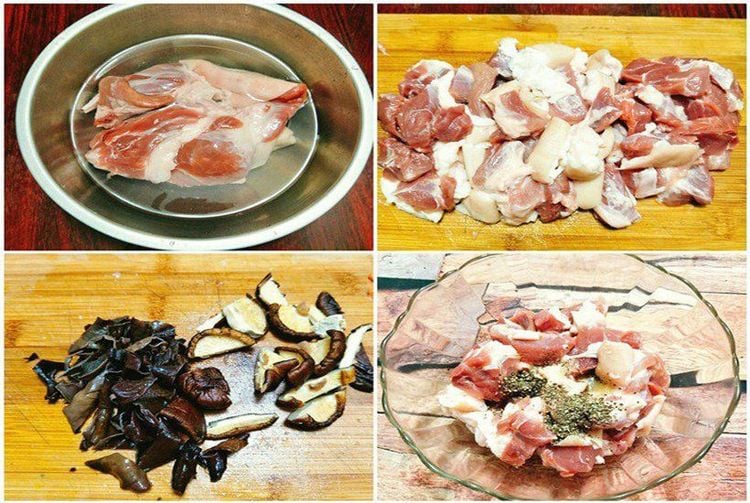 Cách làm thịt lợn nấu đông