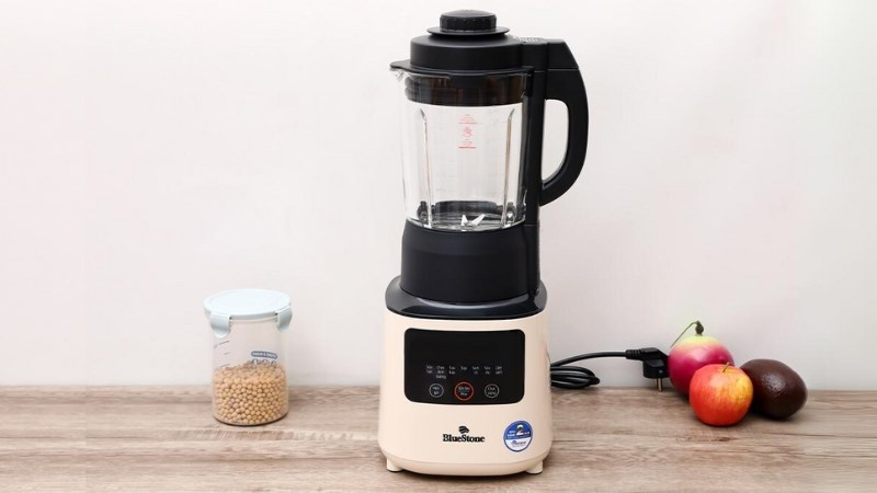 Review máy làm sữa hạt BlueStone BLB-6035 khi nấu món sữa hạt sen đậu xanh
