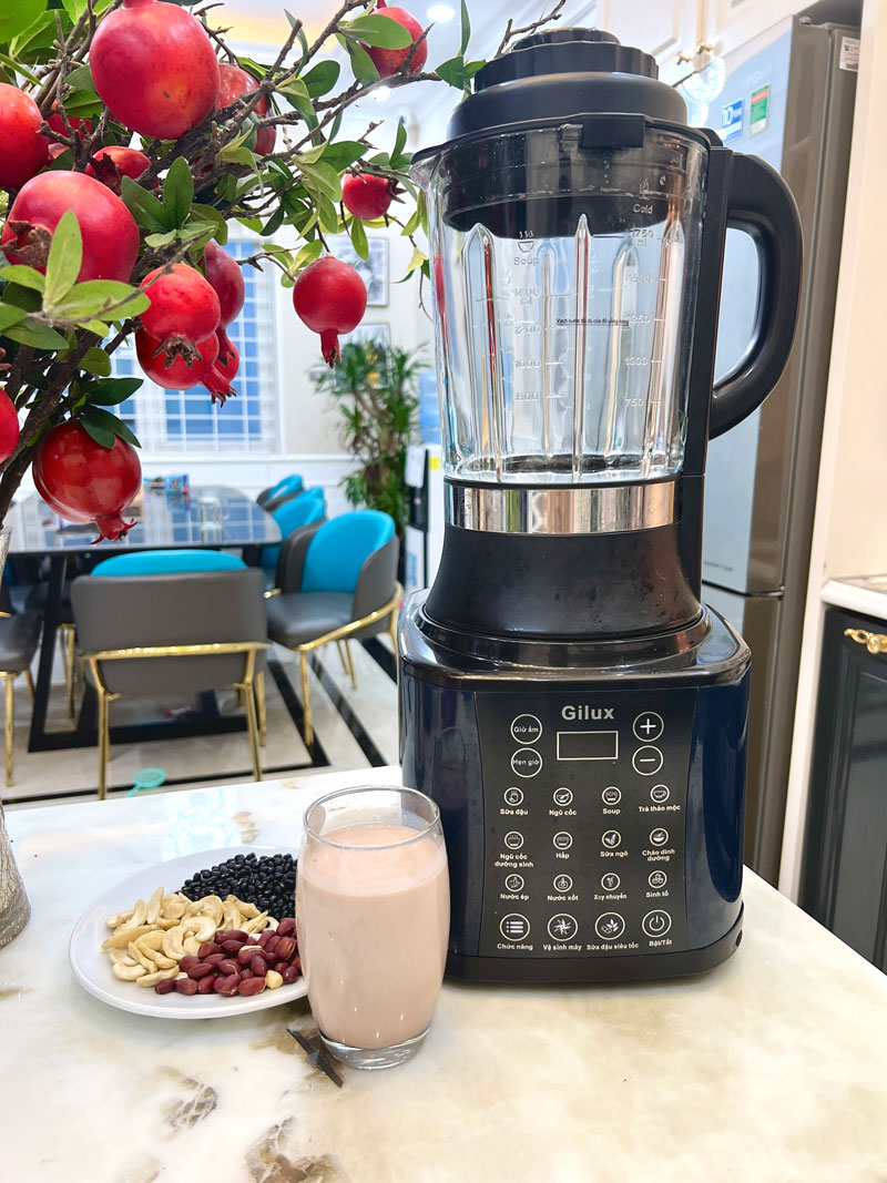 cách nấu sữa mè đen bằng máy làm sữa hạt đơn giản nhất
