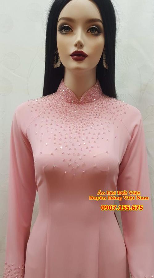 100 Mẫu Áo Dài Kết Hạt Đính Đá Sang Trọng Nhất Hiện Nay
