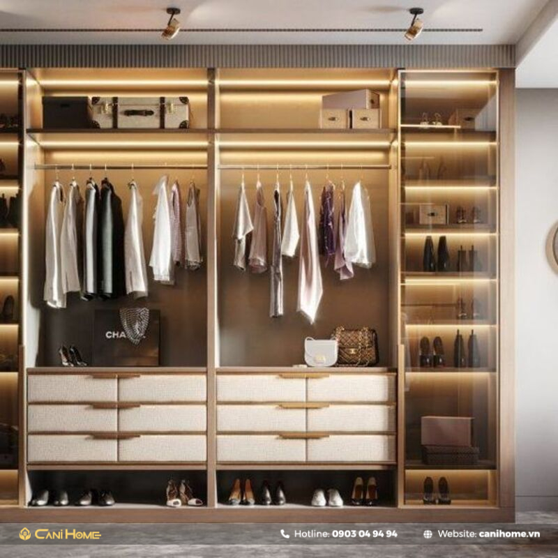 35+ mẫu tủ quần áo thông minh, hiện đại giúp tiết kiệm diện tích