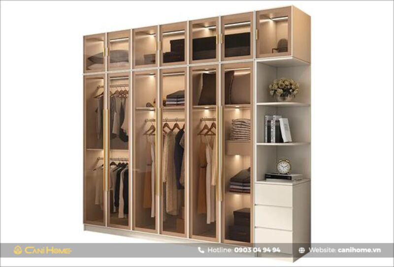 35+ mẫu tủ quần áo thông minh, hiện đại giúp tiết kiệm diện tích