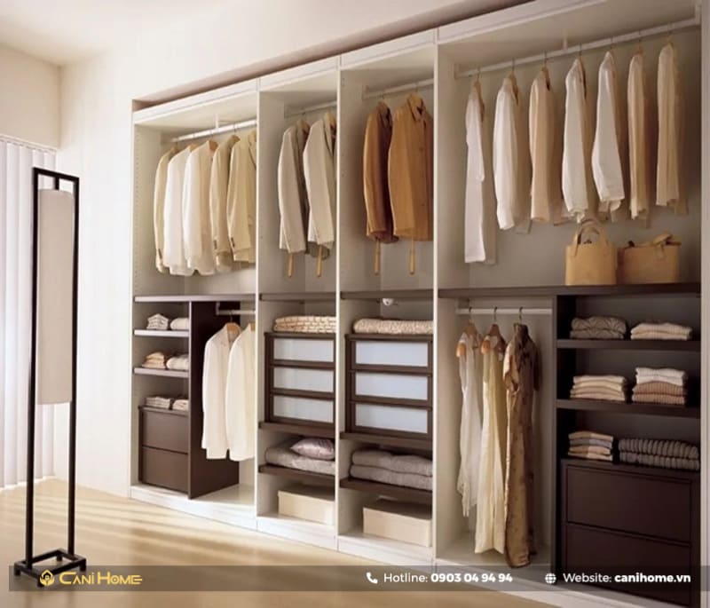 35+ mẫu tủ quần áo thông minh, hiện đại giúp tiết kiệm diện tích
