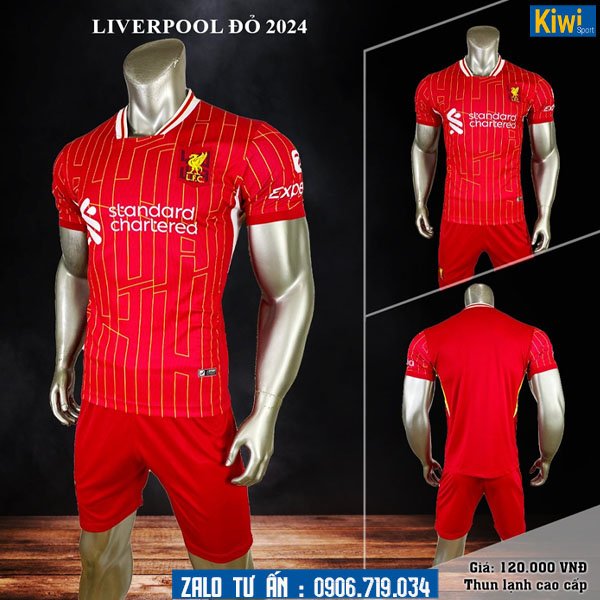 Áo Liverpool – áo đá bóng Liver 2024 mới nhất KiwiSport