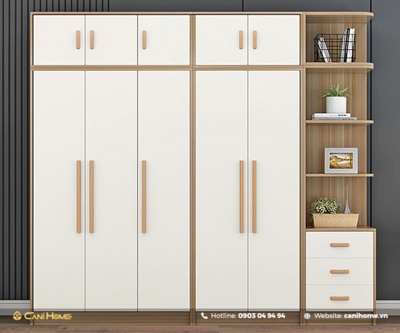 35+ mẫu tủ quần áo thông minh, hiện đại giúp tiết kiệm diện tích