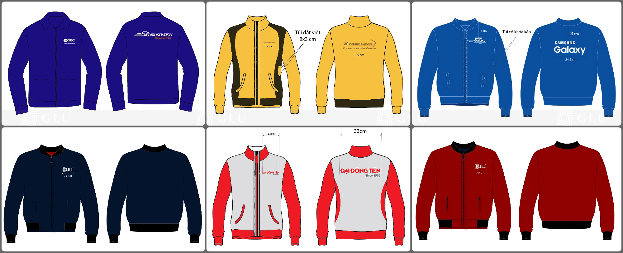 Xưởng May Áo Khoác (ÁO GIÓ) Đồng Phục Giá Rẻ Theo Yêu Cầu