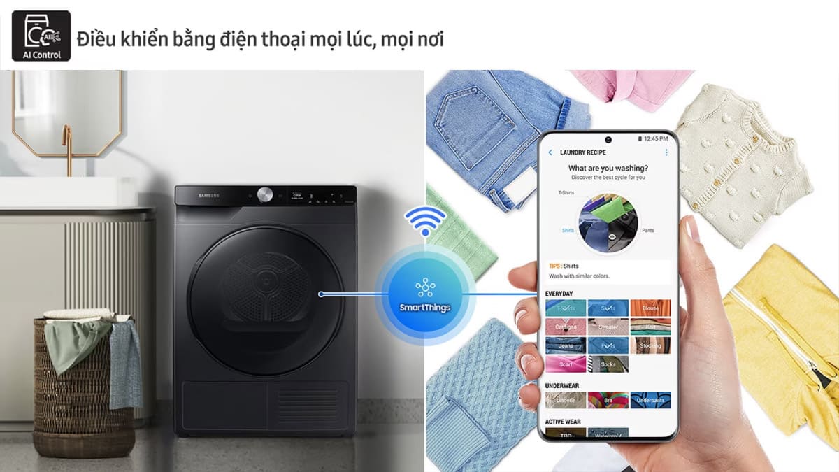 Máy sấy Samsung giá rẻ, chính hãng, trả góp 0%, giao hàng nhanh