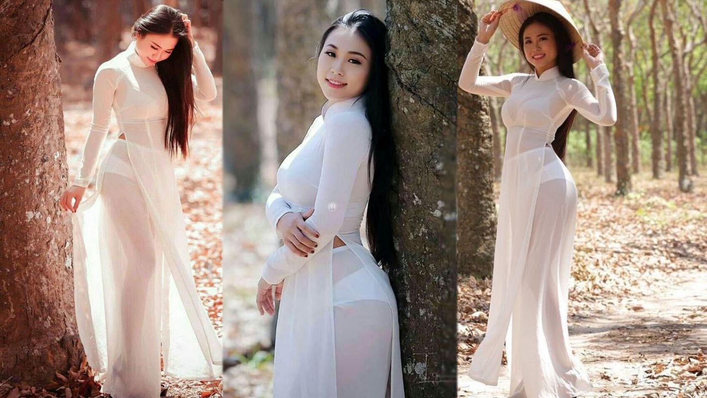 30 mẫu áo dài phi bóng lộ mu show hàng to hot nhất