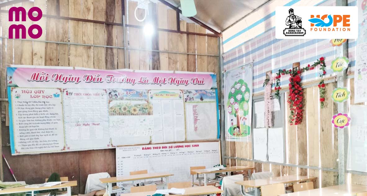 Xây lớp học mới - Mở lối tương lai cùng Đông Tây Barbershop