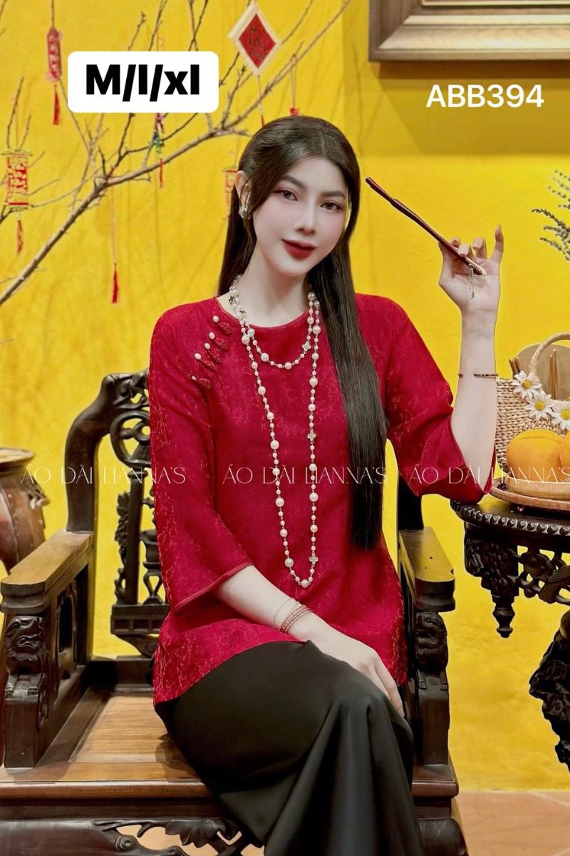 150+ mẫu áo dài bà ba cách tân đẹp từ cổ điển đến hiện đại