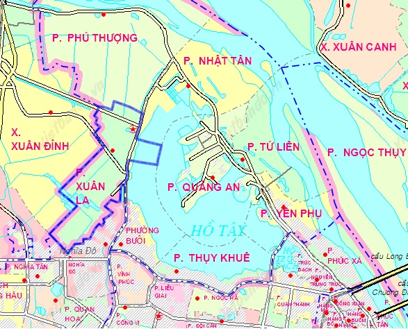 Khám phá Tây Hồ Tây Những đường phố chính thuộc quận Tây Hồ