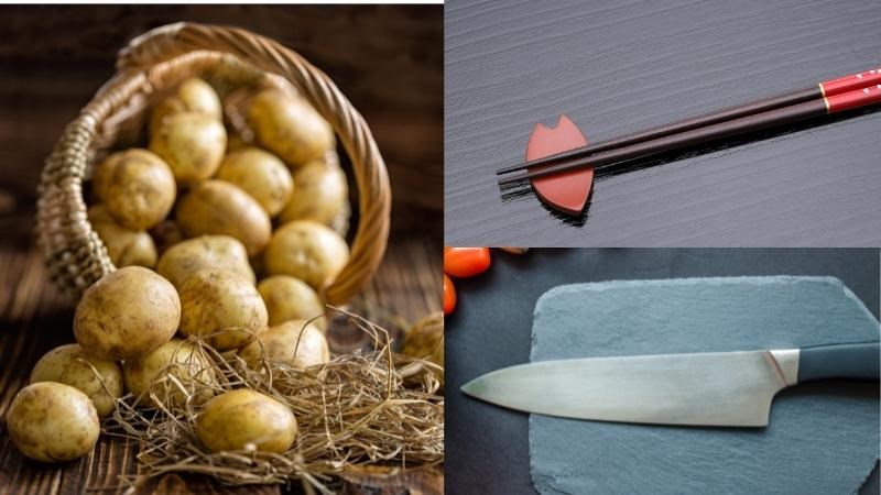 Cách cắt khoai tây lốc xoáy nhanh gọn, đơn giản ai cũng làm được