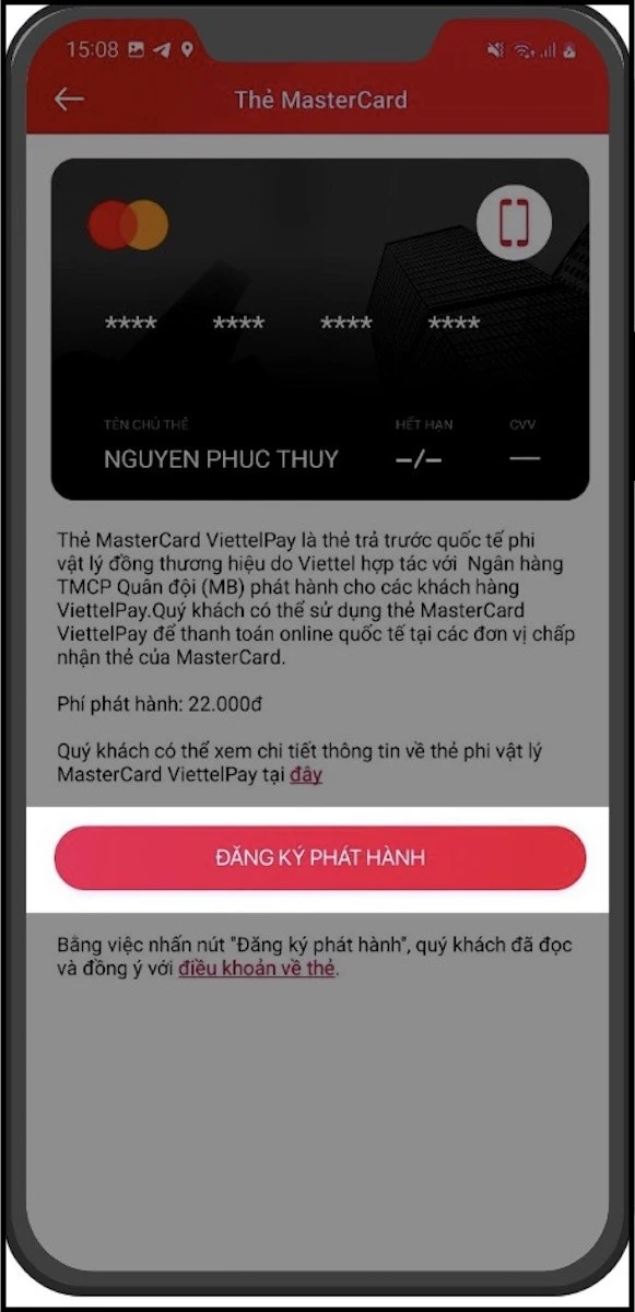 Cách tạo thẻ Visa ảo với Viettel Money để thanh toán quốc tế