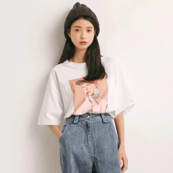 Áo Pull là gì ? Mẫu áo Pull nam nữ trắng dài tay có cổ