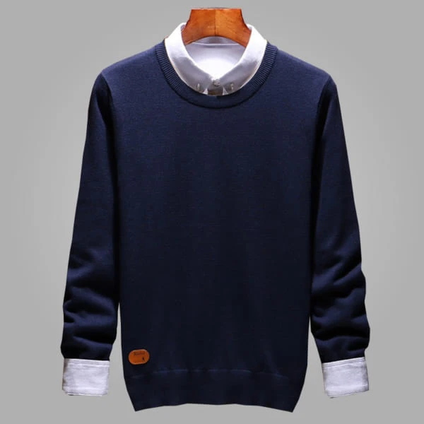 Áo Pull là gì ? Mẫu áo Pull nam nữ trắng dài tay có cổ