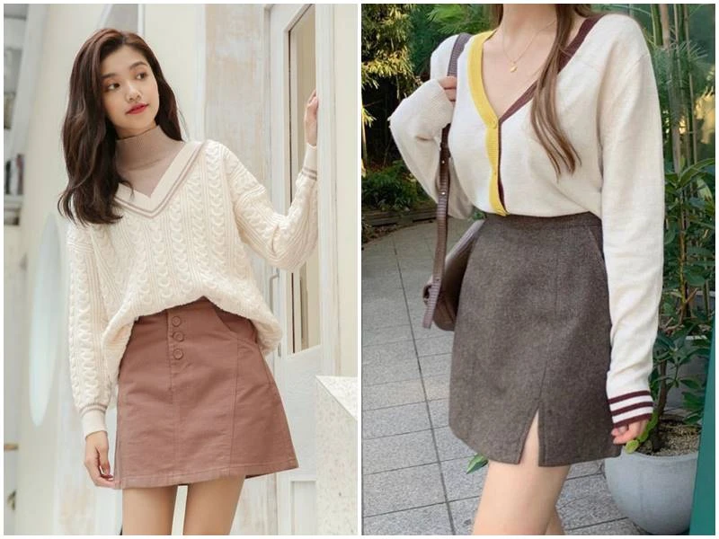 Áo len trẻ trung
