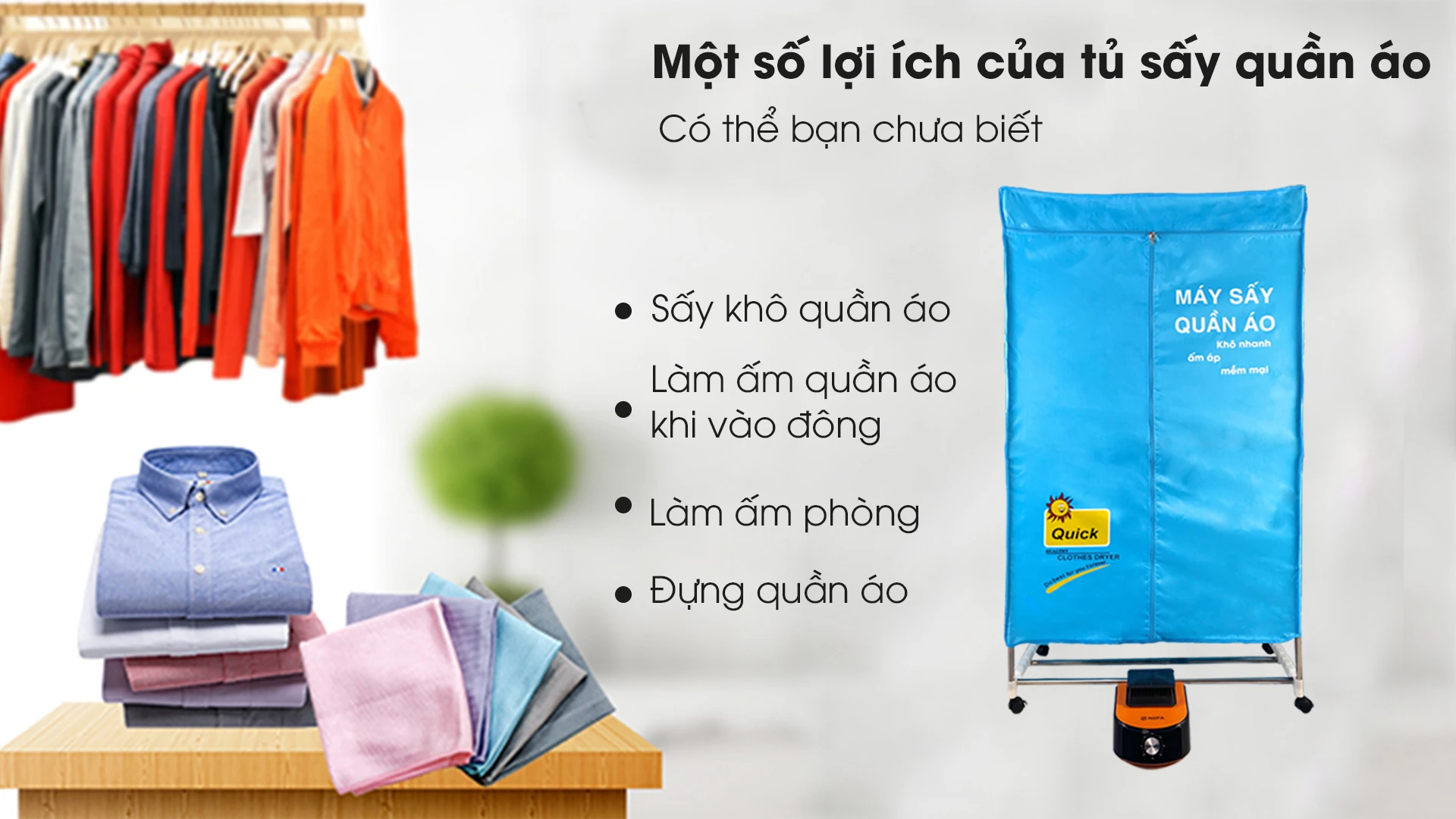 Hướng Dẫn Sử Dụng Tủ Sấy Quần Áo Đúng Cách