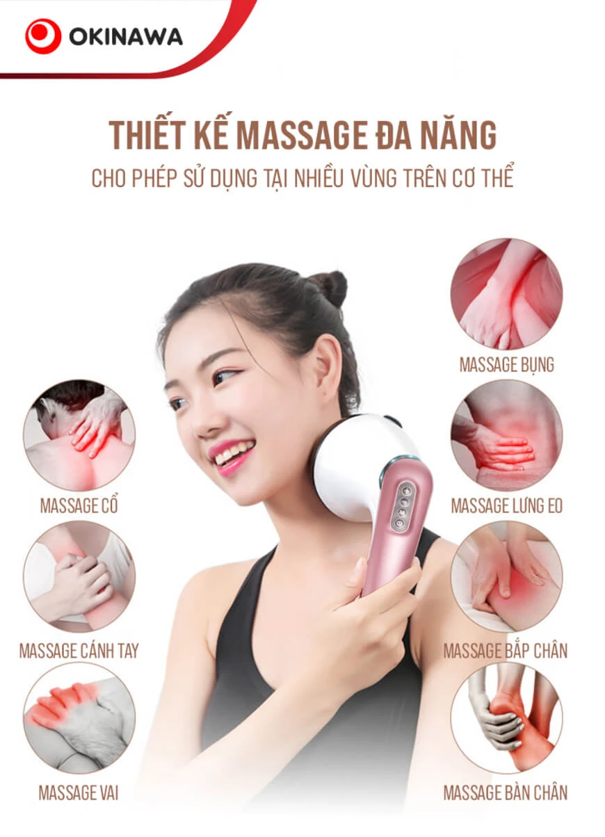 Máy massage rung cầm tay Okinawa OS-52