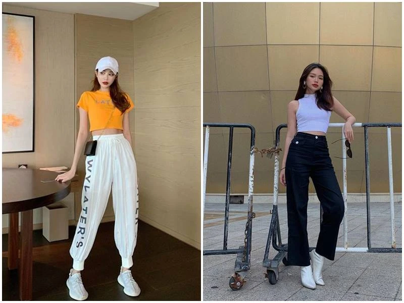 Áo crop top cá tính