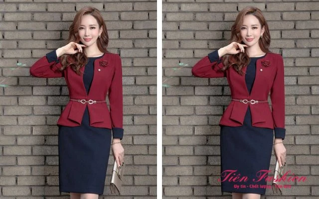 Áo vest nữ trung niên tôn dáng thanh lịch hiện đại