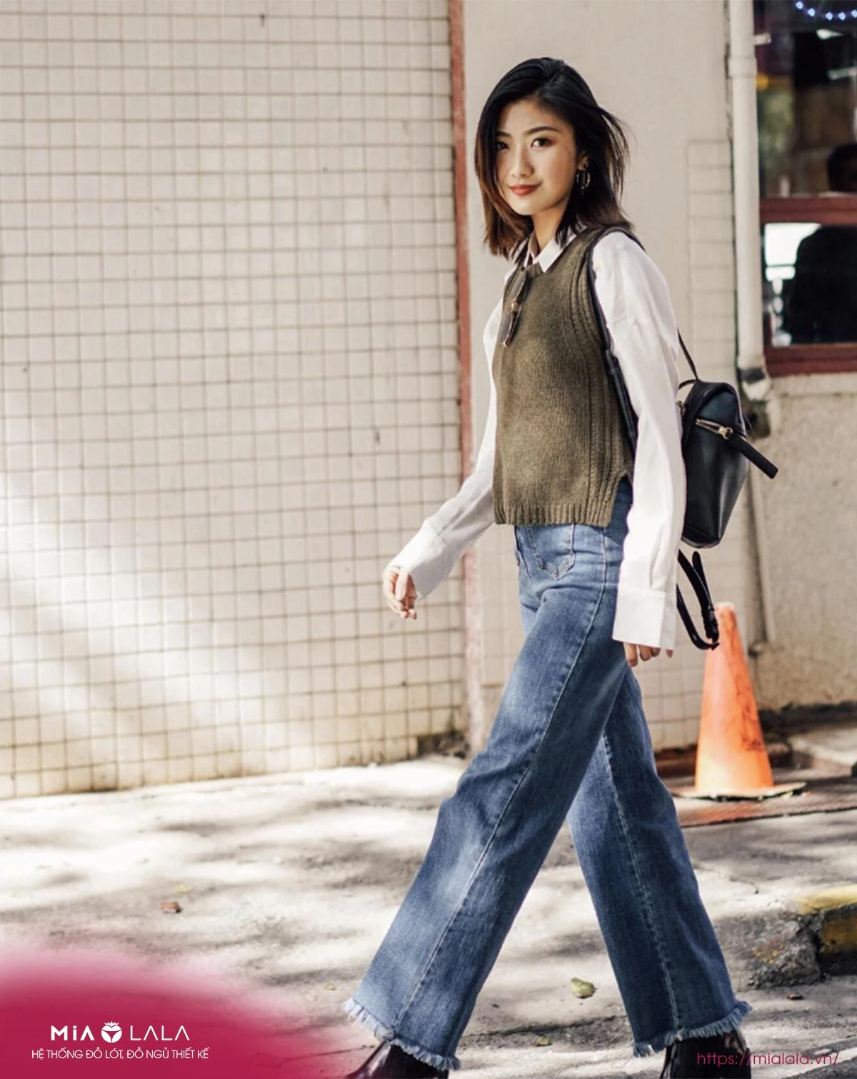 Quần ống suông nữ nên phối với áo gì cho đẹp?