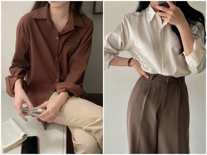 Áo màu nâu phối quần màu gì cho phong cách hoàn hảo