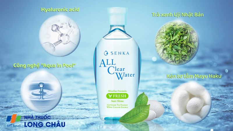 Khám Phá Nước Tẩy Trang Senka Micellar All Clear Water