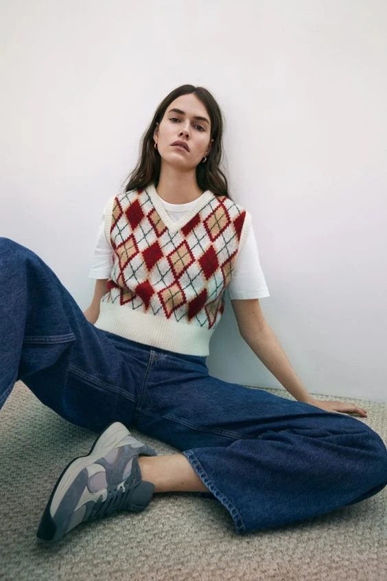 Phối áo gile với nhiều kiểu dáng phong phú