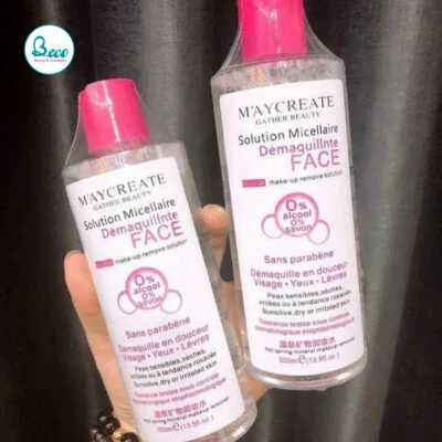 Nước tẩy trang MayCreate: Giải pháp cho làn da sạch mịn