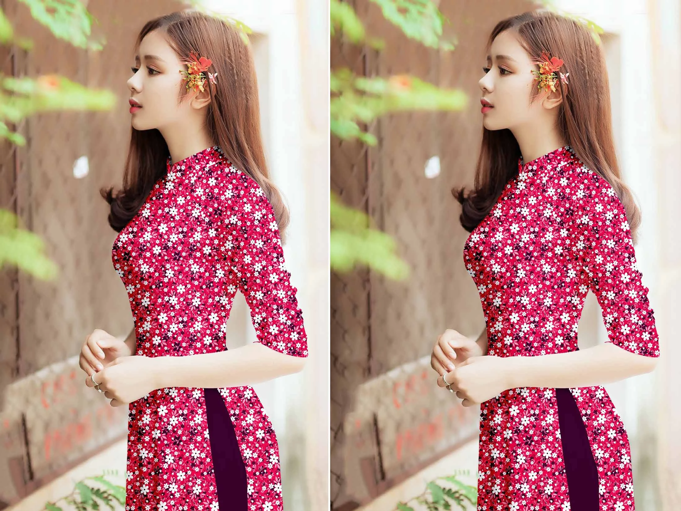 Những mẫu áo dài trẻ trung đơn giản cho phái đẹp