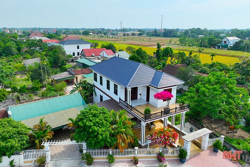 Ngắm dàn hoa giấy rực rỡ nơi miền nông thôn mới Nghi Xuân | Cổng TTĐT tỉnh Hà Tĩnh