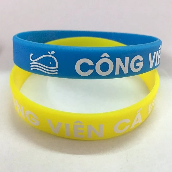 Vòng tay nhựa dẻo, silicon in theo yêu cầu