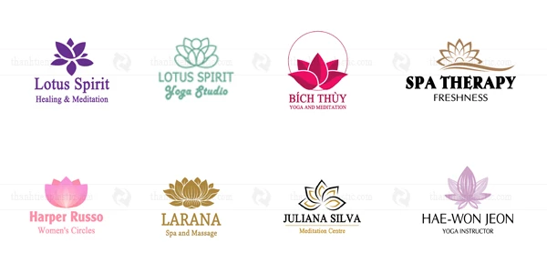 Ảnh hoa sen vector file tách nền PNG thiết kế logo, background