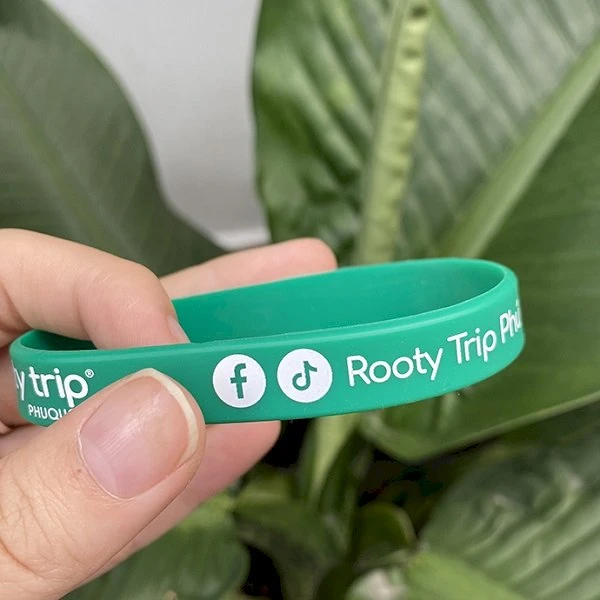 Vòng tay nhựa dẻo, silicon in theo yêu cầu