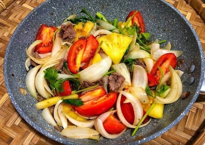 Tập luyện, giảm cân ăn thịt bò xào hành tây có béo không?