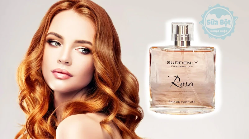 Nước hoa Suddenly Fragrances Rosa Eau De Parfum Pháp 75ml