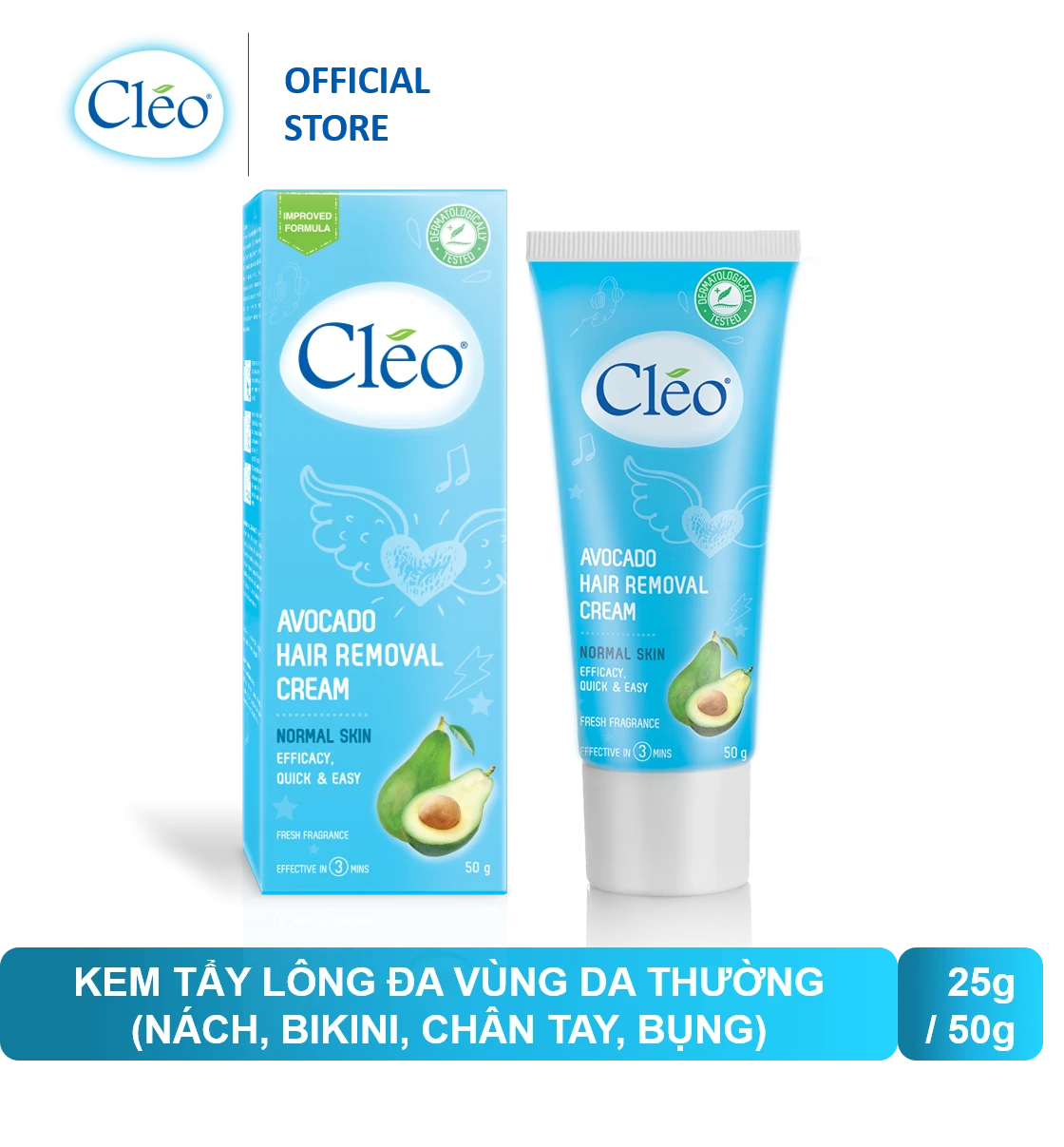 Kem tẩy lông CLEO giải pháp tẩy lông cho lối sống hiện đại