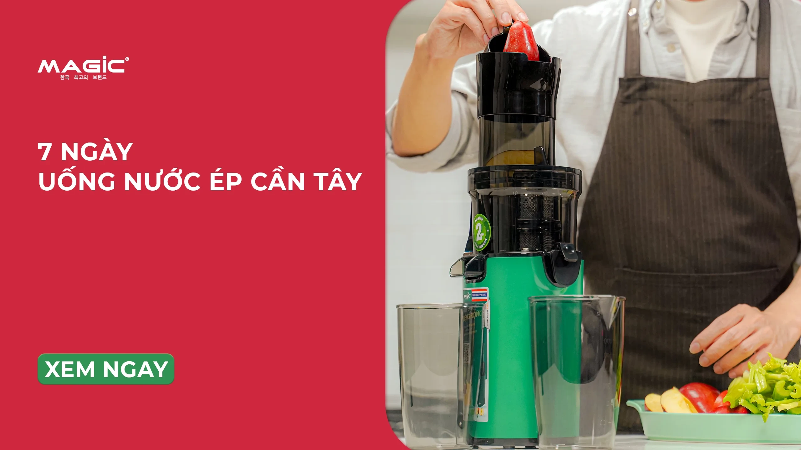 Lợi ích từ 7 ngày uống nước ép cần tây