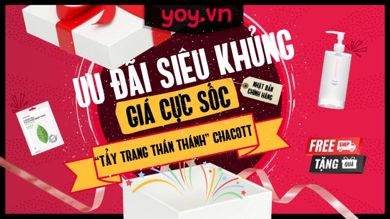 Tẩy trang Chacott: Lựa chọn hoàn hảo cho làn da nhạy cảm