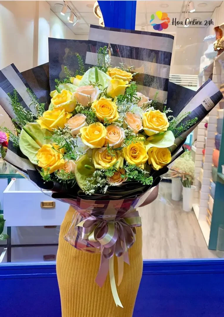 Hoa Hồng Vàng - Biểu Tượng Của Tình Yêu Chân Thành