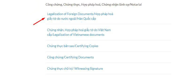 Hợp pháp hóa lãnh sự - Dịch Thuật Hợp Pháp Hóa Hàn Quốc