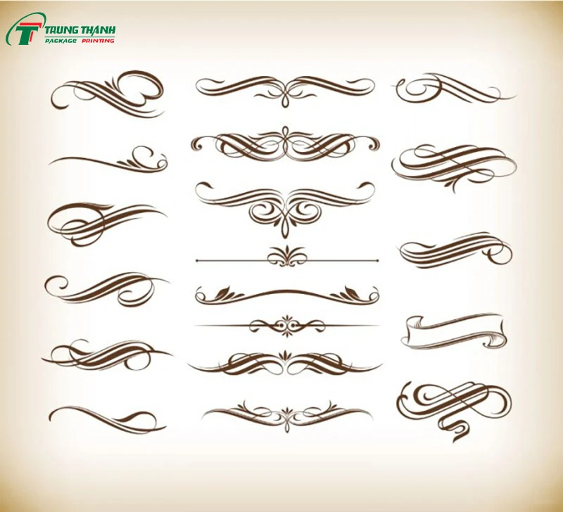 Free Download Mẫu Khung Viền Hoa Văn Vector