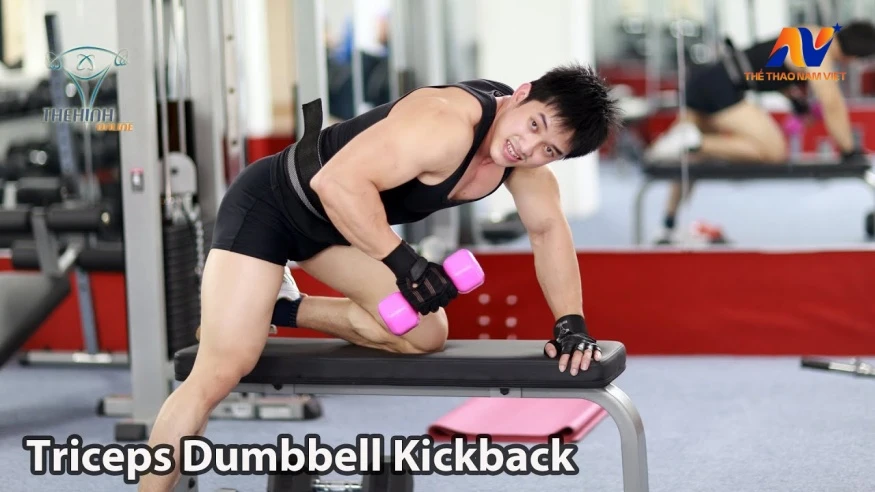 10 bài tập tay sau với tạ đơn hiệu quả tại nhà