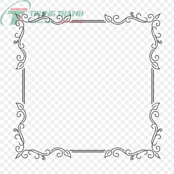 Free Download Mẫu Khung Viền Hoa Văn Vector