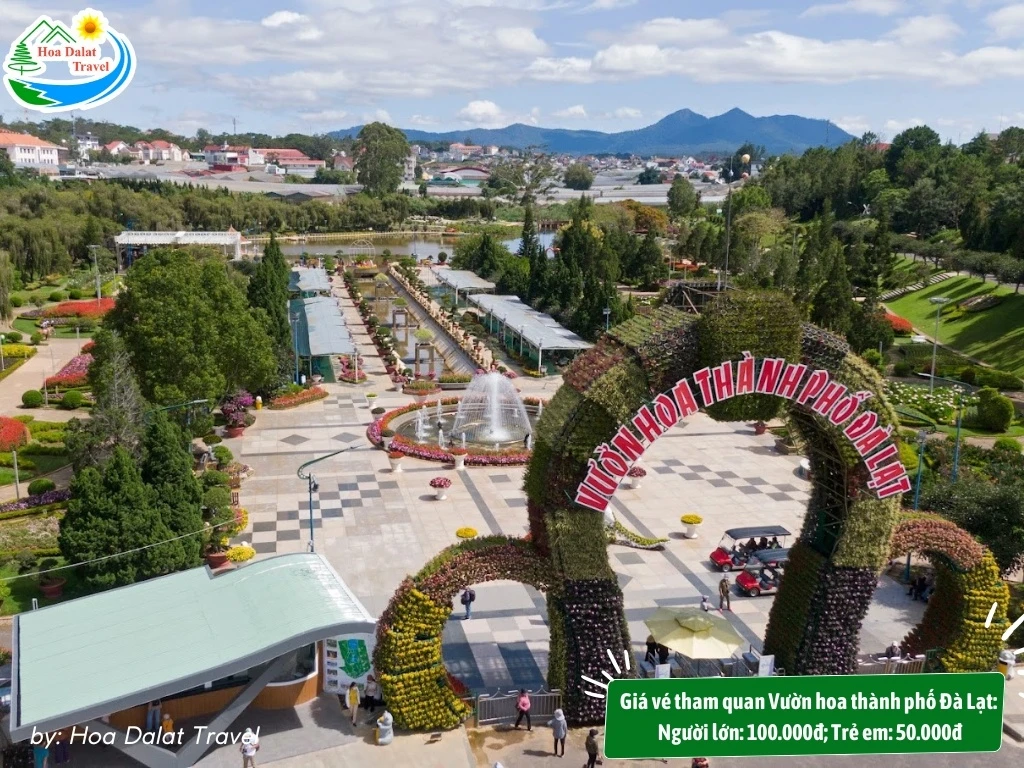 Vườn Hoa Thành Phố Đà Lạt - Giá Vé Và Giờ Mở Cửa Tham Quan 2024