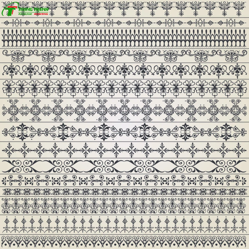 Free Download Mẫu Khung Viền Hoa Văn Vector