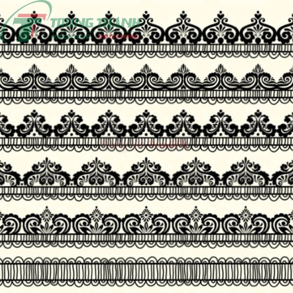 Free Download Mẫu Khung Viền Hoa Văn Vector