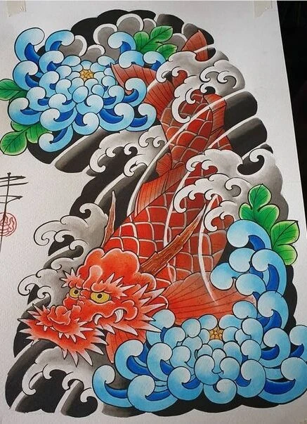 100+ Hình Xăm Cá Chép Hóa Rồng Kín Tay Đẹp Và Cá Tính Nhất