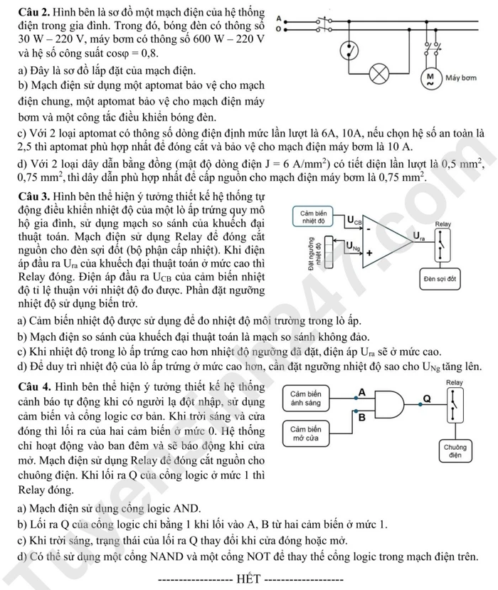 Bộ GD công bố đề minh họa tốt nghiệp THPT 2025 - Tất cả các môn