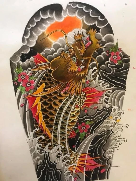 100+ Hình Xăm Cá Chép Hóa Rồng Kín Tay Đẹp Và Cá Tính Nhất